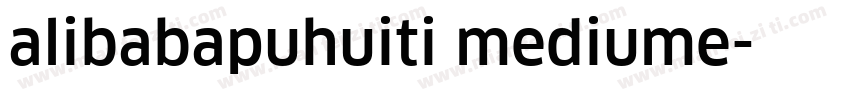 alibabapuhuiti mediume字体转换